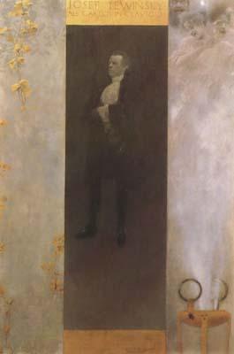 Gustav Klimt Hofburg Actor Josef Lewinsky as Carlos (mk20) oil painting image